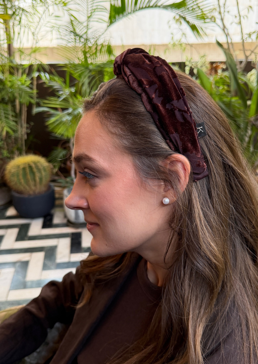 קשת צרה מאיה חום שוקולד