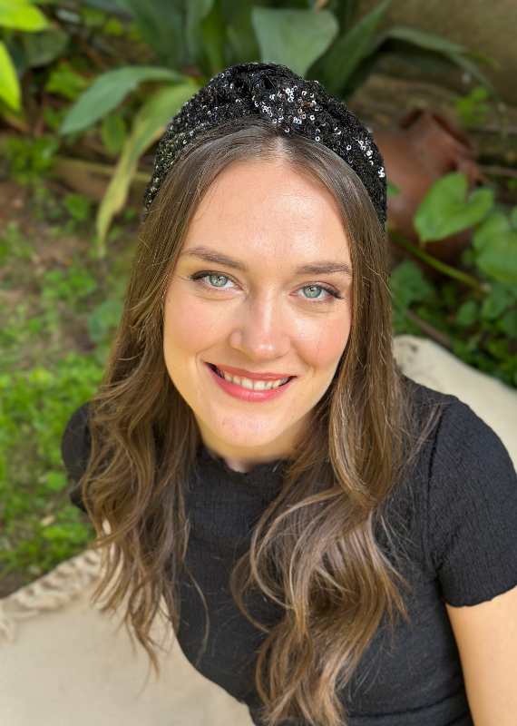 קשת זואי פייטים שחורים