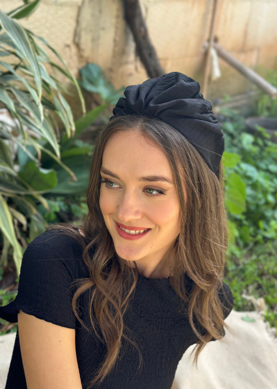 קשת רחבה סלין שחורה