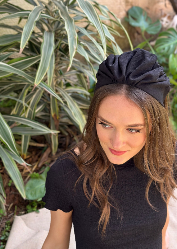 קשת רחבה סלין שחורה