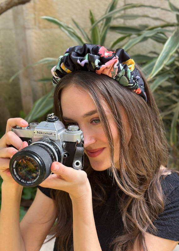 קשת צרה נמסיס שחור פרחוני