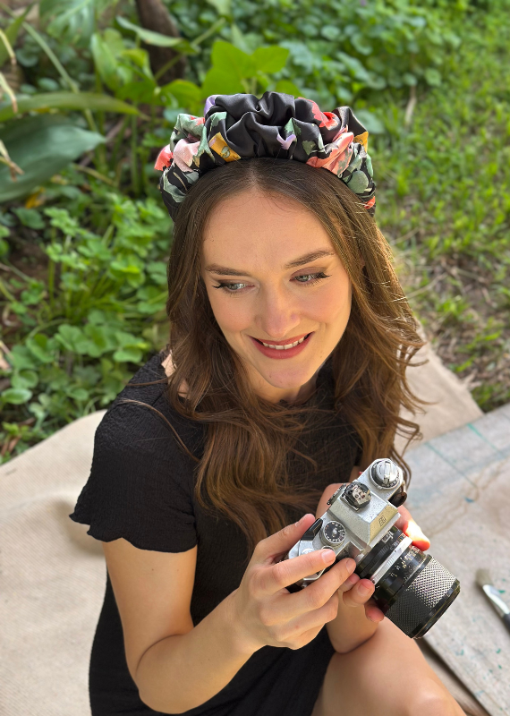 קשת צרה נמסיס שחור פרחוני