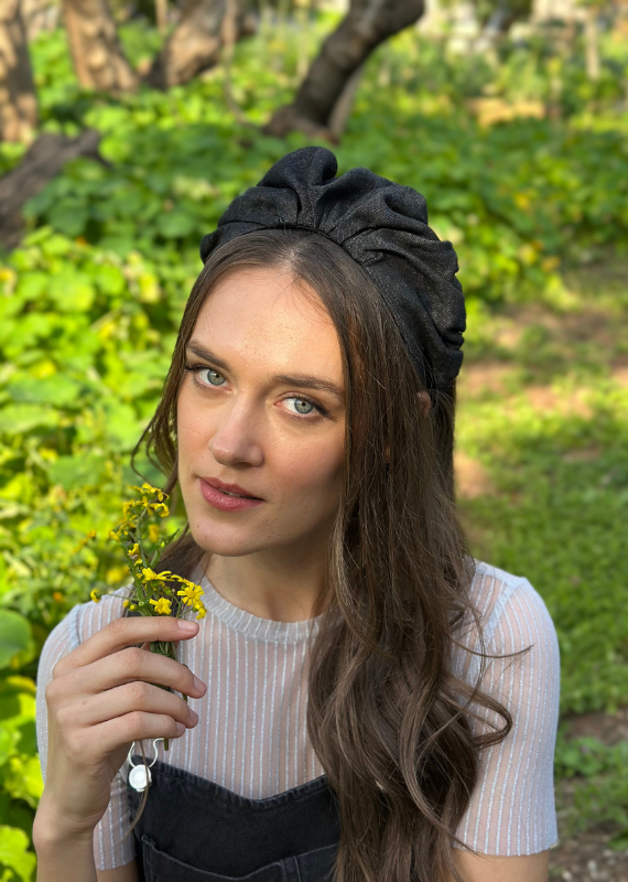 קשת בינונית סלין ג׳ינס שחור