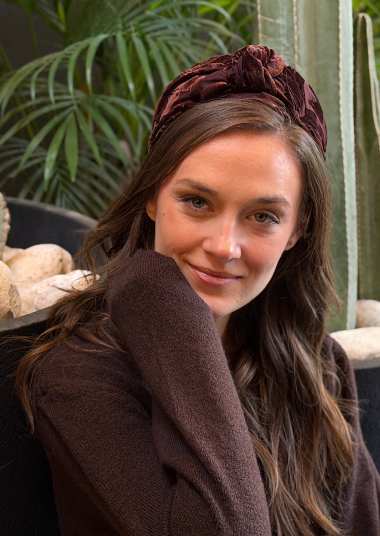 קשת בינונית מאיה חום שוקולד