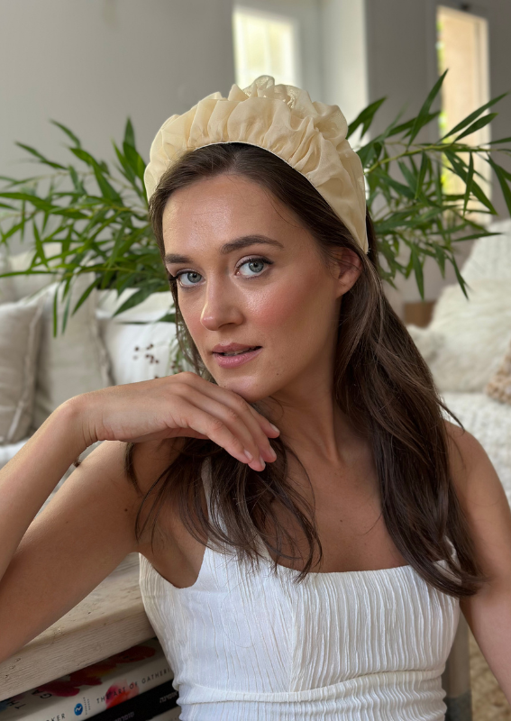 קשת בינונית רנה אורגנזה צהוב חמאה