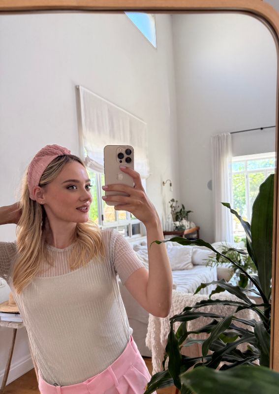 קשת בינונית אריה ורוד שימר