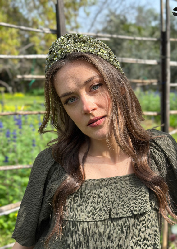 קשת רחבה זואי ירוק מעושן