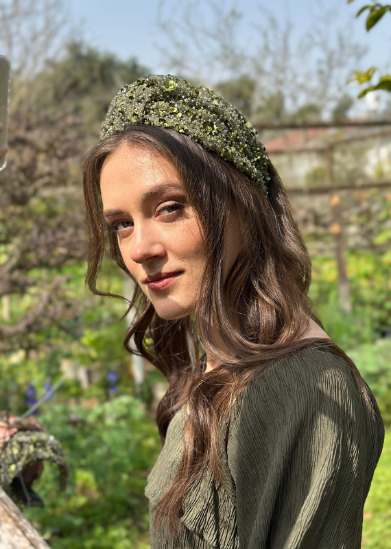 קשת רחבה זואי ירוק מעושן