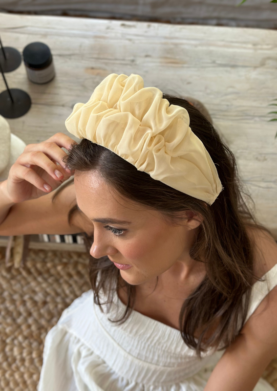 קשת בינונית רנה אורגנזה צהוב חמאה