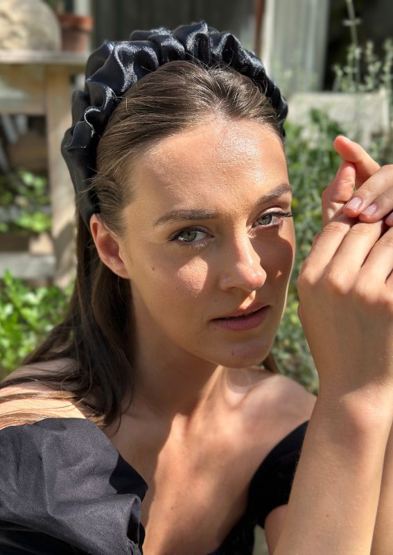 קשת צרה רנה אורגנזה שחורה