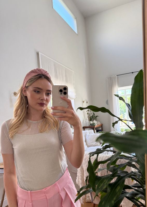 קשת בינונית אריה ורוד שימר