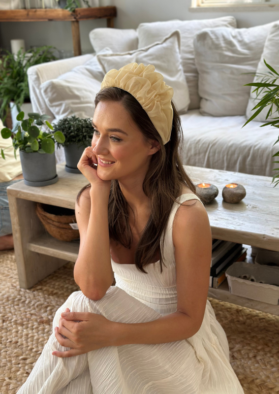 קשת בינונית רנה אורגנזה צהוב חמאה