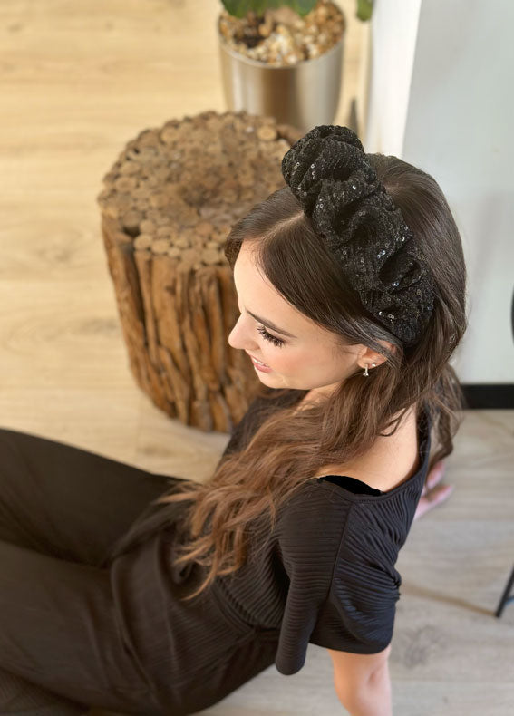 קשת ויולה פייטים שחורה