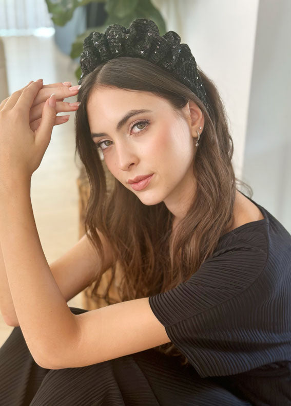 קשת ויולה פייטים שחורה