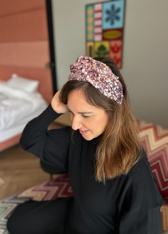קשת בינונית זואי פייטים ורודים