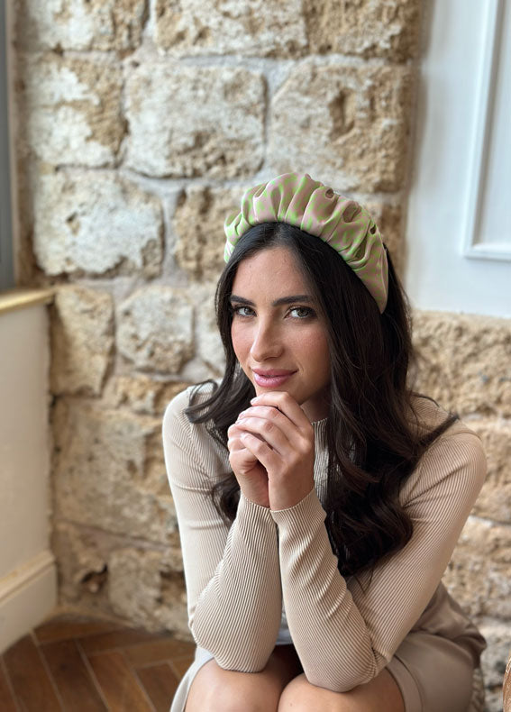 קשת ויולה ניוד ירוק מנומר