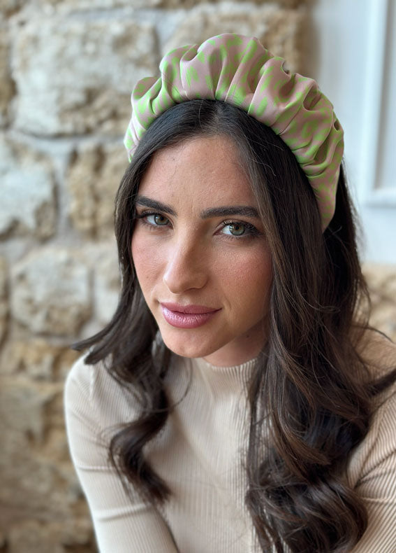 קשת ויולה ניוד ירוק מנומר
