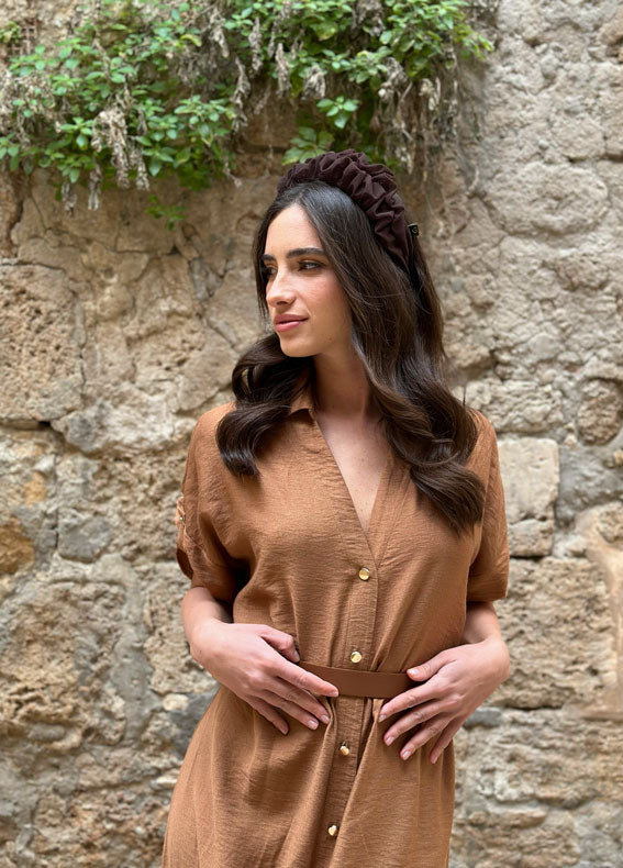 קשת צרה רנה חום שוקולד