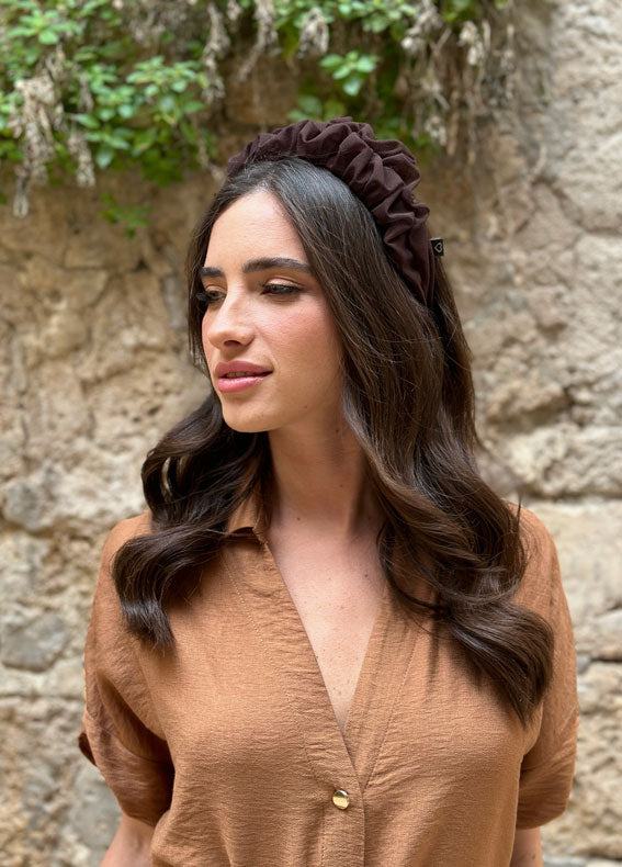 קשת רנה פטיט/צרה/בינונית חום שוקולד
