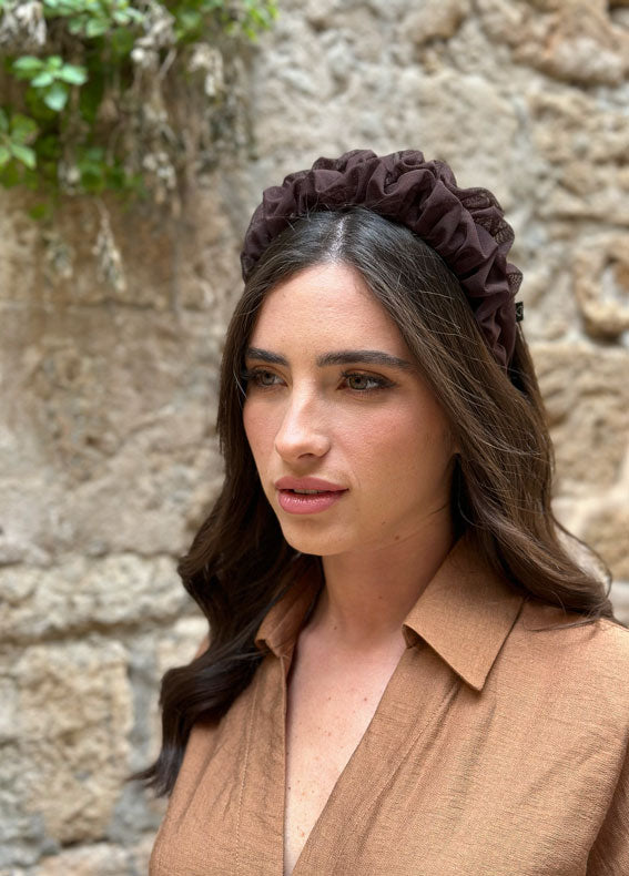 קשת צרה רנה חום שוקולד
