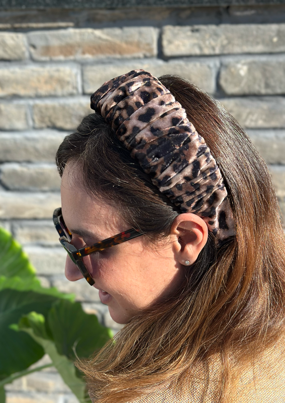 קשת צרה מילה קטיפה מנומרת