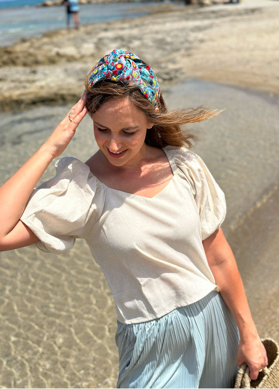 קשת רחבה סוף טורקיז אוריינטל