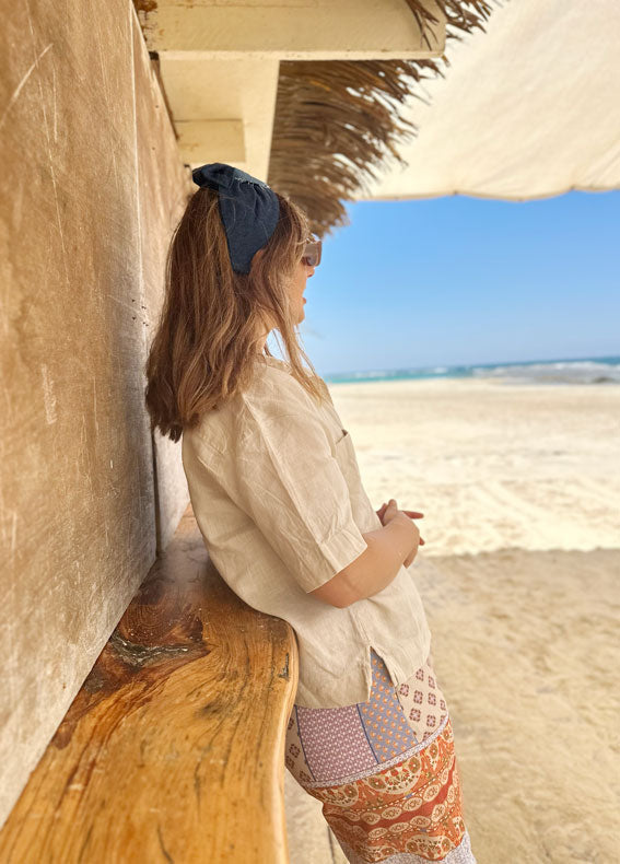 קשת לוטוס ג׳ינס רחבה