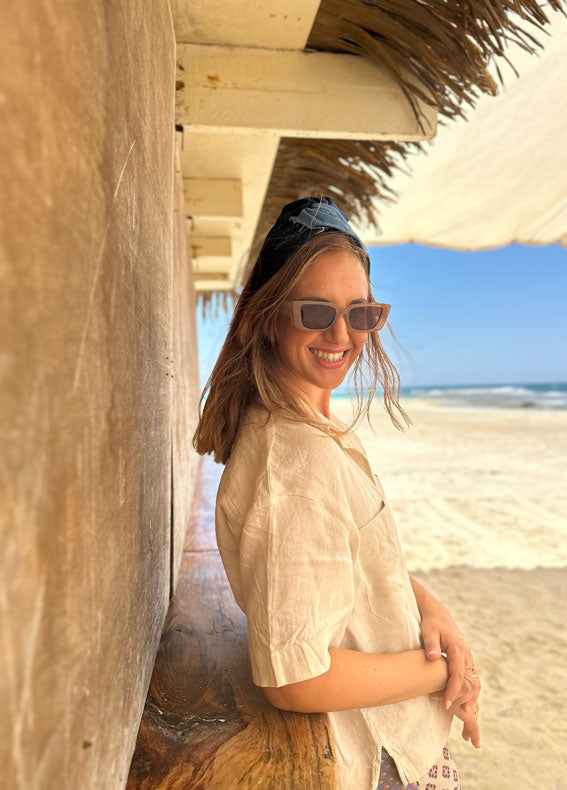 קשת לוטוס ג׳ינס רחבה