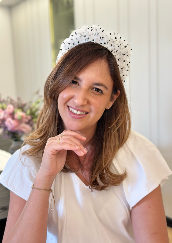 קשת צרה רנה לבן נקודות