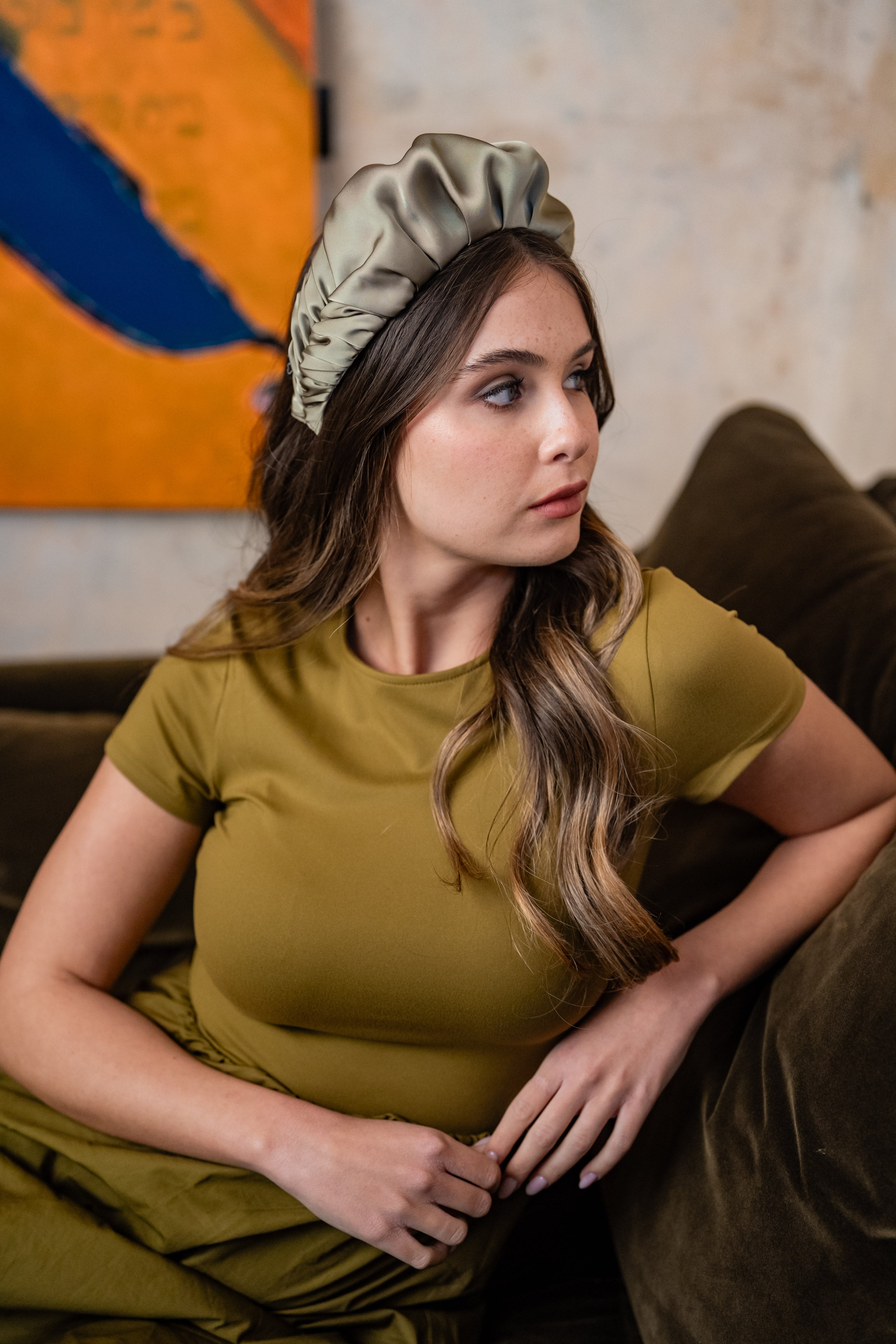 קשת ז׳אן בינונית ירוק מעושן