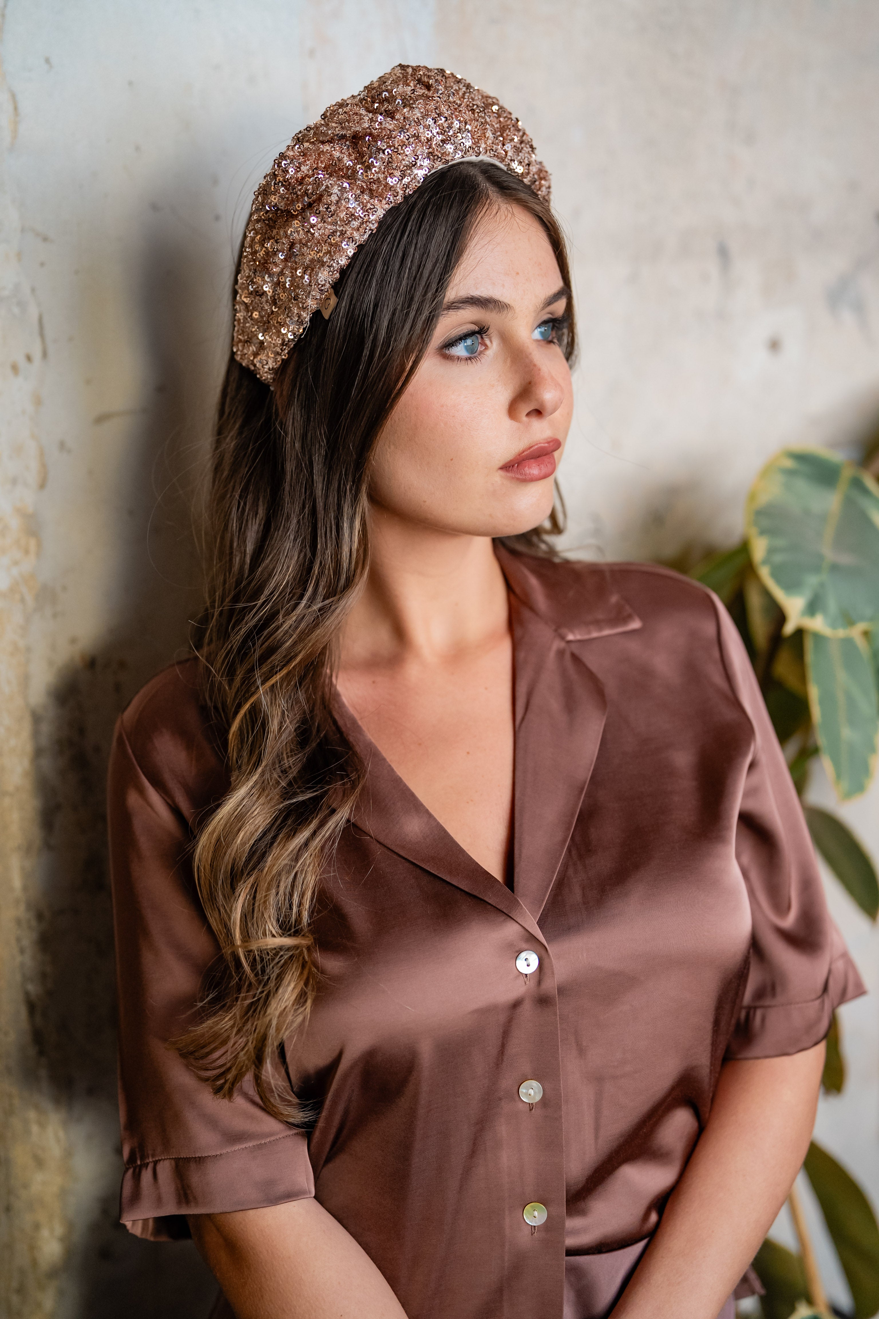 קשת קאסיה בינונית פייטים רוזגולד