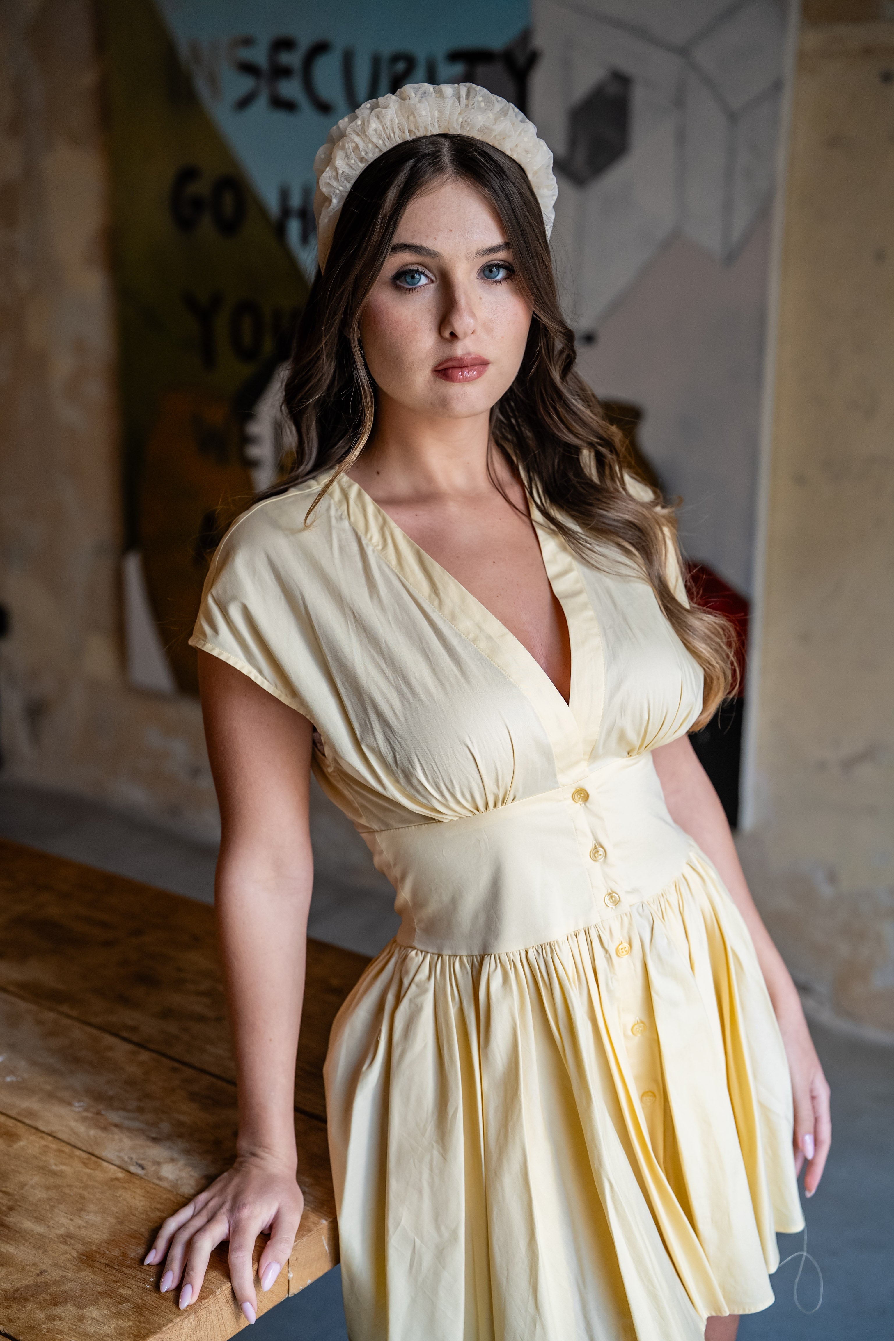 קשת רנה פטיט תחרה חמאה