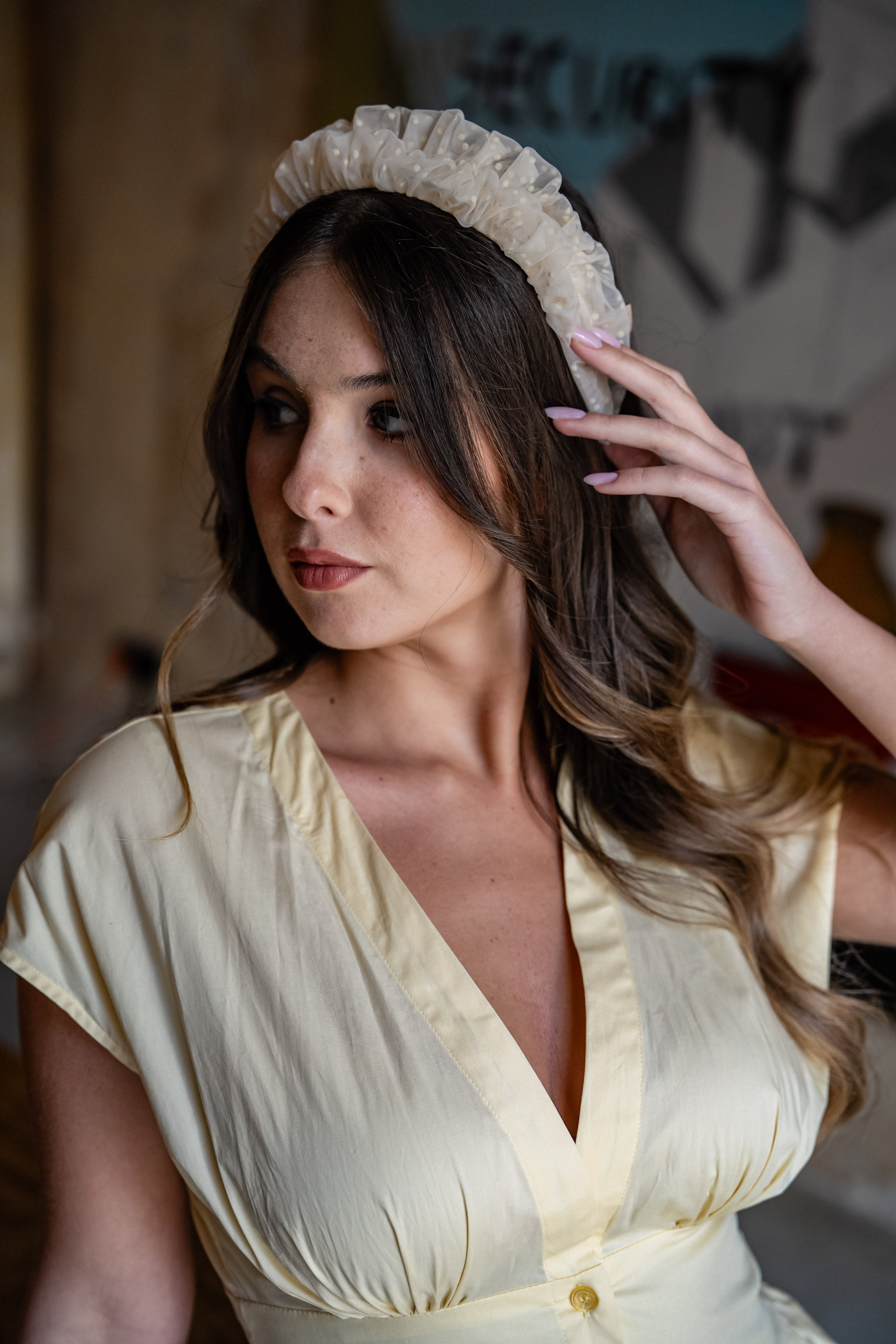 קשת רנה פטיט תחרה חמאה