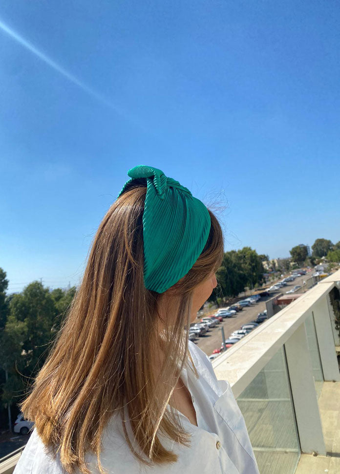 קשת ירוק פליסה לוטוס רחב