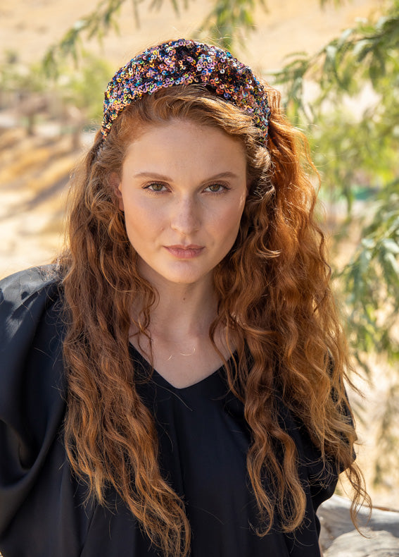 קשת עיישה פאייטים בינוני מגוון כהים
