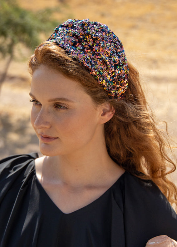 קשת עיישה פאייטים רחב מגוון כהים