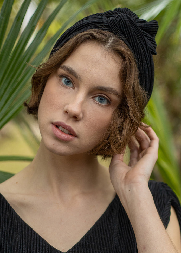 לוטוס סרט סקוטש רחב שחור פליסה