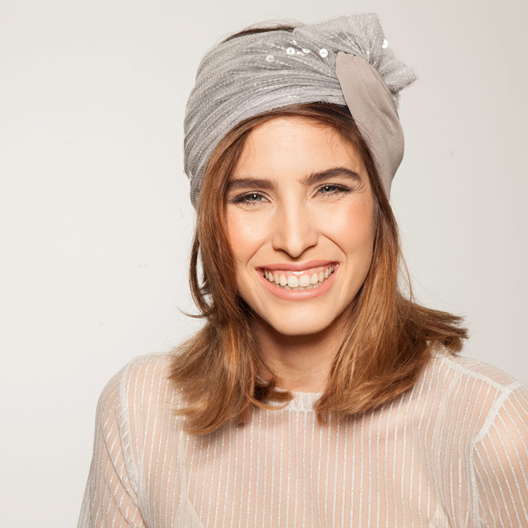 לוטוס סקוטש רחב אפור כסוף