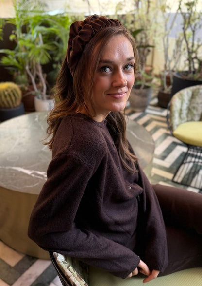 סרט לקשירה נמסיס חום שוקולד