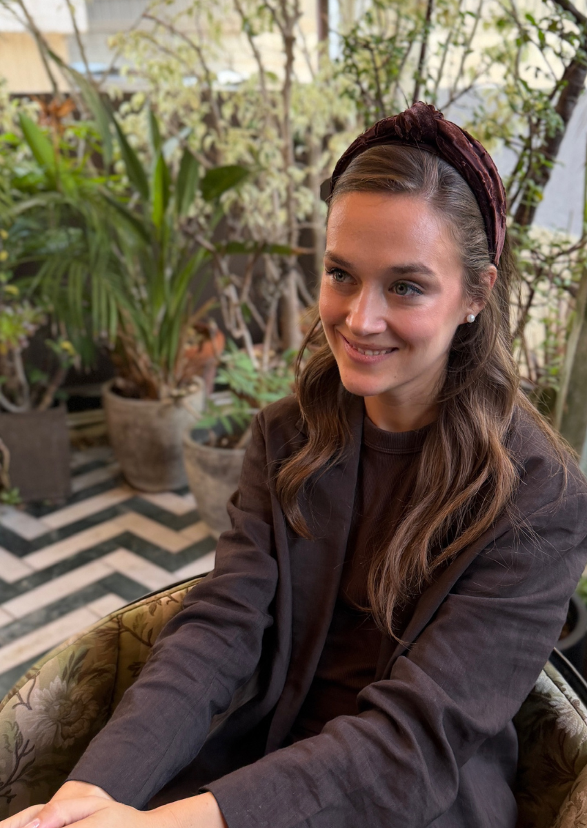 קשת צרה מאיה חום שוקולד