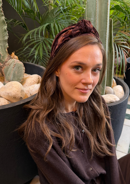 קשת בינונית מאיה חום שוקולד