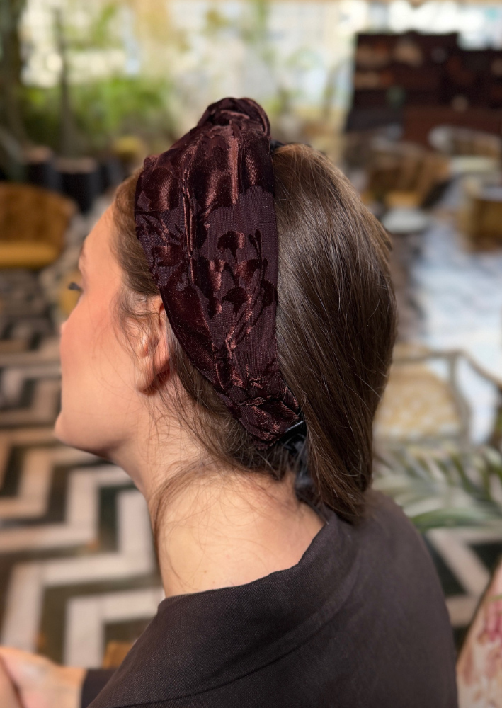 סרט לקשירה מאיה חום שוקולד