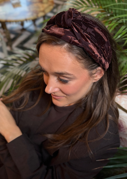 סרט לקשירה מאיה חום שוקולד