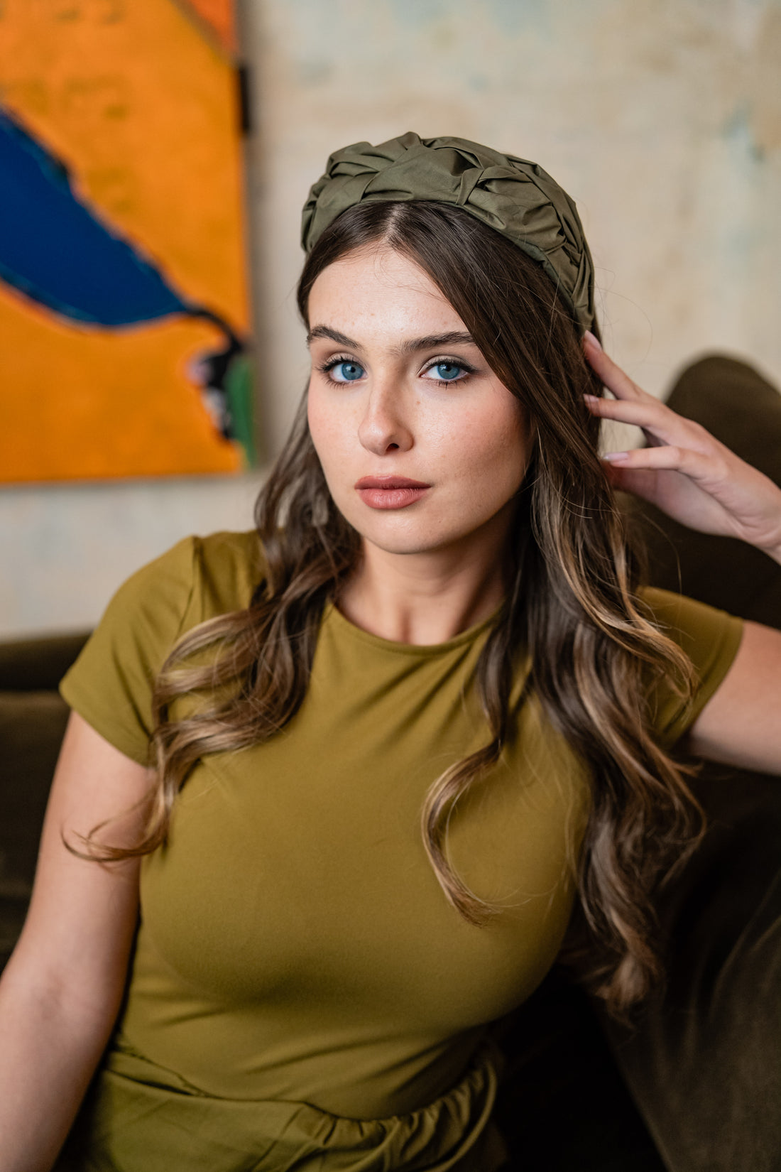 קשת לונה בינונית ירוק זית