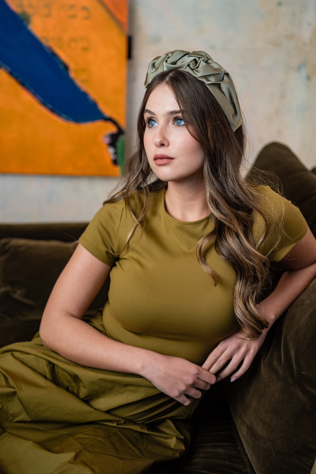 קשת אלן צרה ירוק מעושן