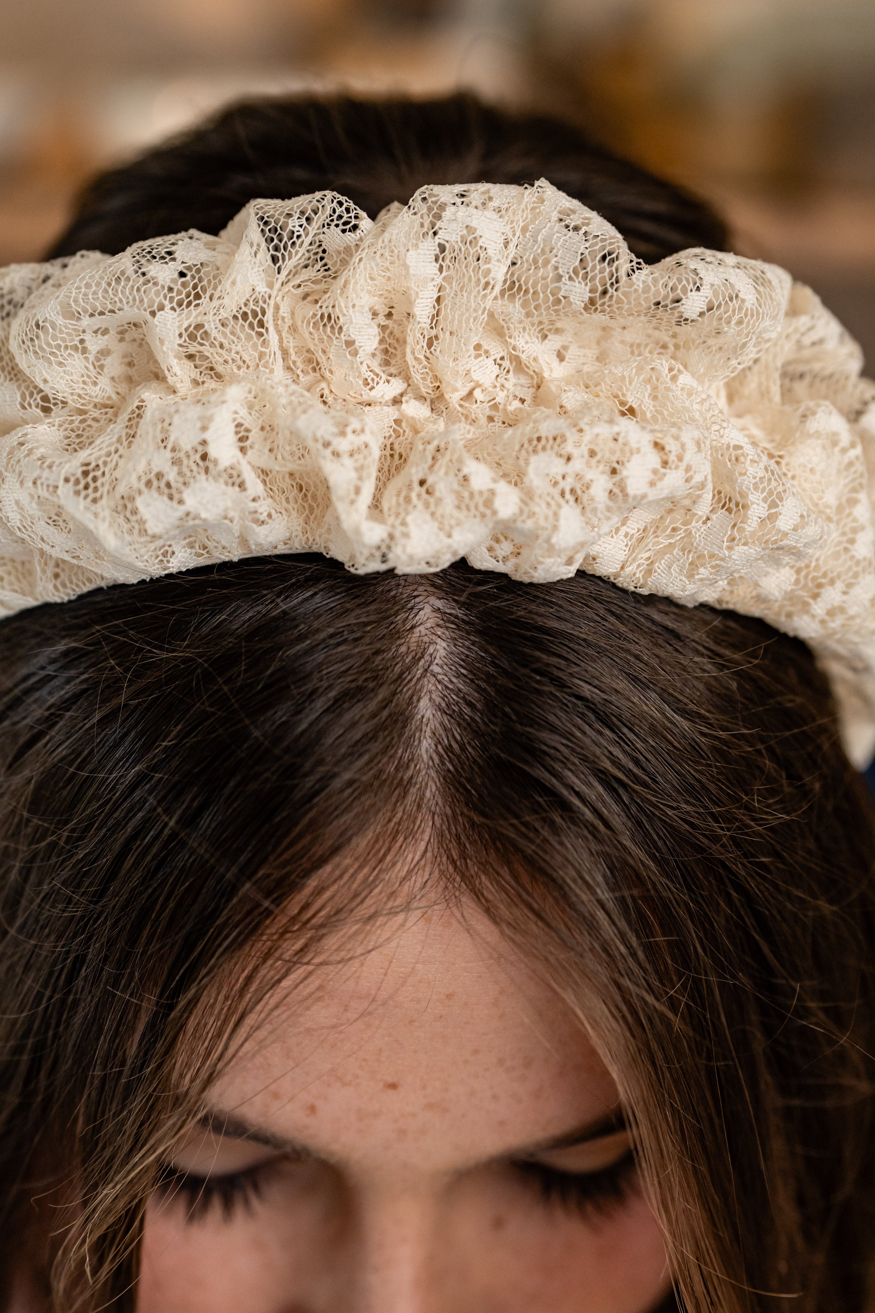 קשת רנה צרה תחרה חמאה - NOW