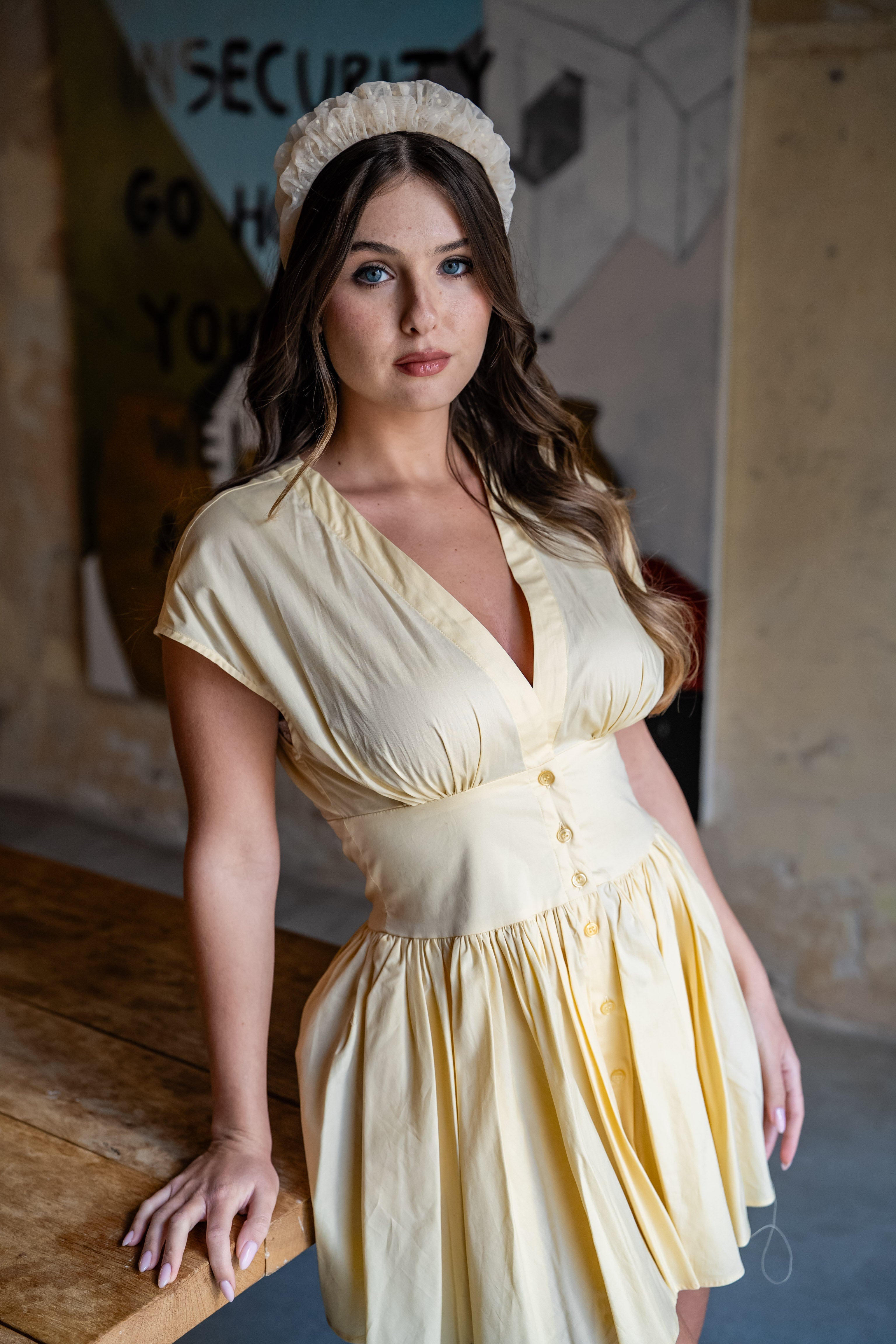 קשת רנה פטיט תחרה חמאה