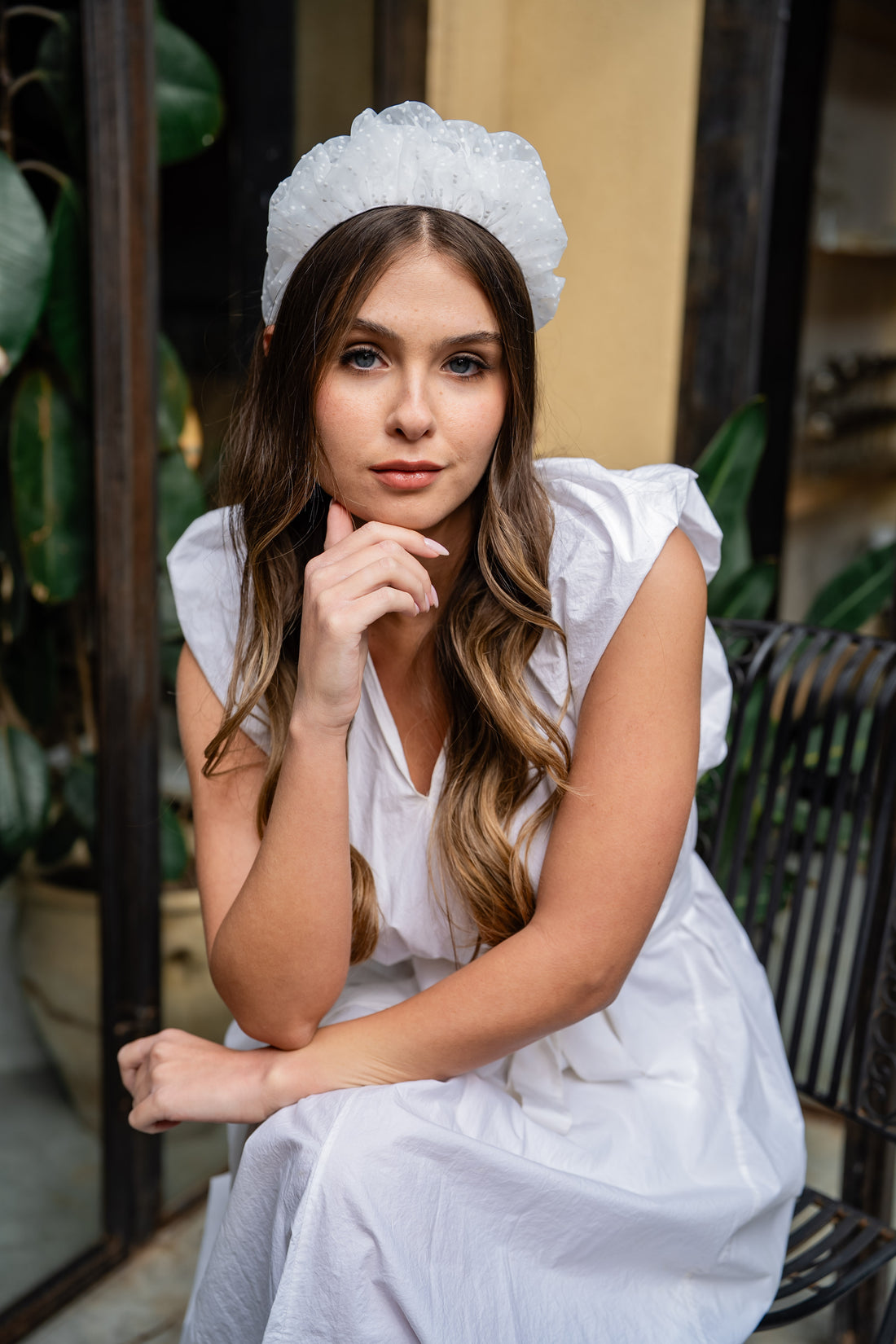 קשת רנה בינונית נקודות לבן