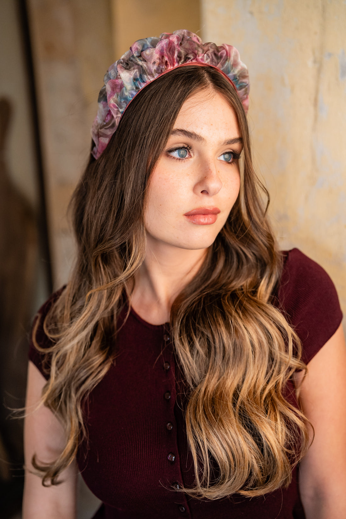 קשת רנה פטיט אורגנזה פרחונית