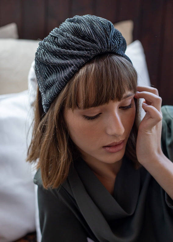 אריה קשת רחבה שחורה כסופה